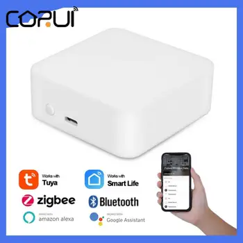 CORUI Tuya ZigBee/Bluetooth Smart Gateway de Hub Multi-modo Casa Inteligente Ponte APP de Controle Remoto sem Fio Trabalho Alexa Inicial do Google