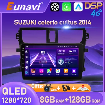 Eunavi Android Auto de Navegação GPS para Suzuki Celerio CULTUS 2014 - 2018 unidade de Cabeça de Carro de Rádio Multimídia Vídeo Player 2 din 2din