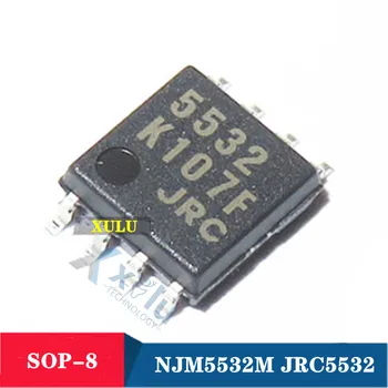 SMD NJM5532M JRC5532 de Baixa Potência Febre Dual Áudio Amplificador Operacional Widebody SOP-8 Pacote
