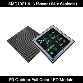 Melhor Preço P3 LED Sinal Exterior de Cor Completa do RGB / Módulo de Painel de SMD1921 192*192mm Placa de Publicidade