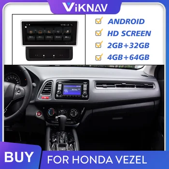 Rádio do carro para Honda VEZEL Tela Android Receptor Estéreo Leitor Multimédia Chefe da Unidade de GPS de Navegação Gravador de Fita Autoradio 2din