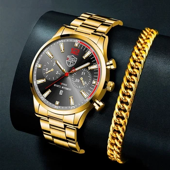 2022 Moda de Relógios do Esporte para Homens de Negócios de Aço Inoxidável de Quartzo relógio de Pulso de Luxo Masculino Casual Pulseira Luminosa Relógio Relógio