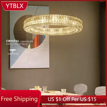 I Cristal de Luz Pendant Moderno Lustre de LED Indoor Decoração Pendurar a Lâmpada da Sala de estar, Quarto, Sala de Jantar, Cozinha em Ilha de Luz