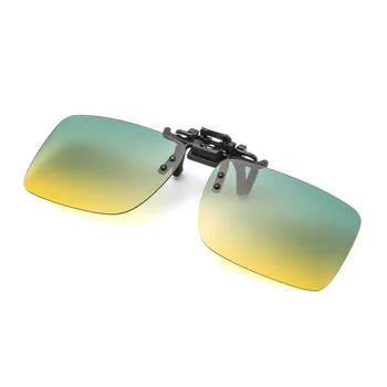 2022 Venda Quente 1pcs Óculos de Pesca Clipe com Caixa Unisex Polarizada Clipe de Óculos de míope de Condução de Visão Noturna Lente