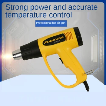 Duplo controle de temperatura display digital, pistola de ar quente do carro do filme de arma de alta potência industrial secador de cabelo