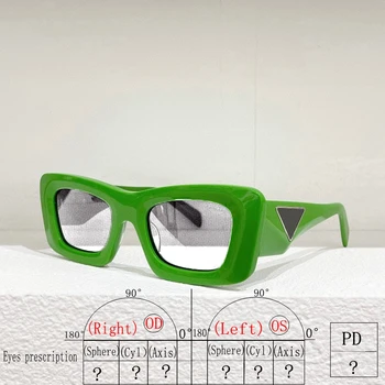 Preto Branco Verde Azul Oval Olho de Gato Quadro de Alta Qualidade Prescrição de Óculos 13ZS as Mulheres dos Homens de Moda Óculos de sol