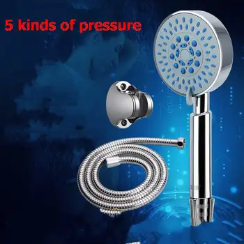 Cinco multi função chuveiro de mão banheira de ajuste do Bocal de Um bocal do chuveiro de Três conjuntos de casa de Banho ferramentas