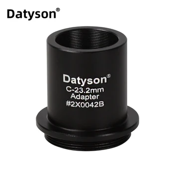 Datyson 23,2 mm C-Adaptador de Montagem do Conversor C/CS CCD Interface de Câmera de CCTV Câmera de Microscópio para Microphotography