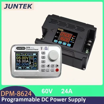 JUNTEK DPM8624 60V 24A Programável DC Fonte de Alimentação Ajustável de Descer um degrau de Tensão do Conversor Buck 485 Comunicação sem Fio