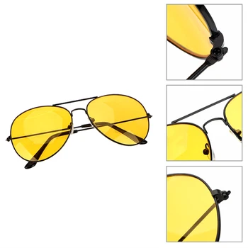 Condução de Óculos de Motoristas de carros de Óculos de Visão Noturna Anti-reflexo Polarizador Óculos de sol Polarizados Bicicleta Auto Acessórios de Liga de Cobre