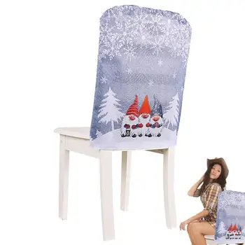 O Natal Trás Cadeira De Cobre De Natal Cadeira De Sala De Jantar Capas De Desenhos Animados Tampa Da Cadeira Para Sala De Jantar Decoração Interior Do Favor De Partido