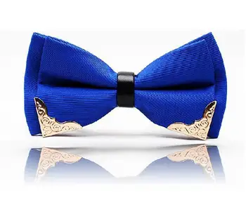 2019 moda borboleta azul gravata para os homens borboletas plastrão