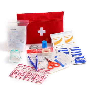 De emergência Kit de Sobrevivência de Família Mini Kit de Primeiros Socorros, de Desporto kit de Viagem Médico em Casa Saco de Estacionamento ao ar livre Kit de Primeiros Socorros