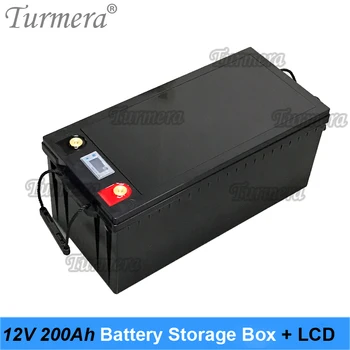 Turmera Bateria de 12V de Armazenamento de Caixa com Visor LCD de 3,2 V 100Ah 200Ah 280Ah 310Ah Lifepo4 Bateria do Sistema de Energia Solar ou UPS Uso