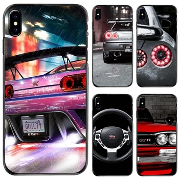 GT-R de Esportes de Velocidade do Carro Faíscas Estrada Rígido Saco do Telefone de Caso Para o iPhone da Apple 11 12 13 14 Pro MAX Mini 5 de 5 anos SE 6 6 7 8 10 X XR XS
