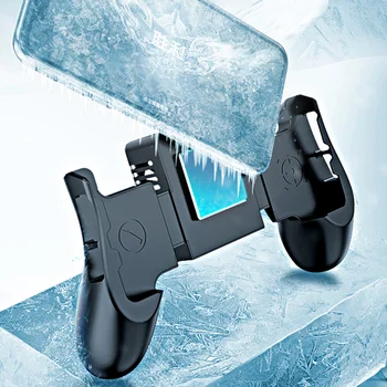 Telefone móvel Cooler Identificador de Semicondutores Ventilador de Refrigeração Suporte para IPhone Xs Max XR Xs Samsung Mobile Radiador Gamepad Controlador