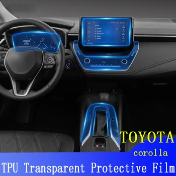 TPU Para Toyota Corolla Acessórios do Carro Interior Console Central Transparente Anti-risco Reparação Filme Acessórios