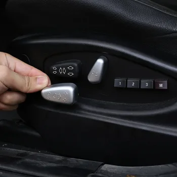 ABS BMW X3 E83 2003-2010 Carro modificado assento ajuste do interruptor de botão de botão de cobertura decoração capa protetora de Acessórios para carros