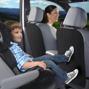 Assento De Carro De Volta Capa Protetor Para Crianças Do Bebê De Anti Lama Limpe A Sujeira Decalques Auto Seat Capa De Almofada Kick Pad Mat Acessórios