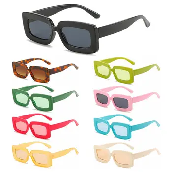 Popular de Mulheres de Óculos de sol Tendência Vintage Grande Retângulo de Quadro Óculos de 2022, a Moda das Mulheres de Óculos de Sol Óculos para Senhoras