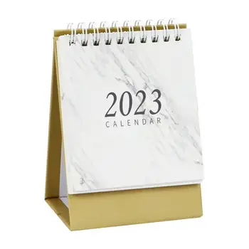 Estilo nórdico Úteis Para-fazer-lista de Agendamento de Calendário de material de Papelaria 2023 Calendário de Mesa de Texto simples para Sala de estar