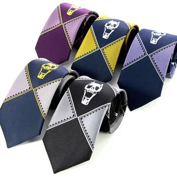5 cores JoJo gravata de seda maravilhosa aventura KILLER Queen Porta do Céu Kira Yoshikage empate papel que joga o laço traje presente legal