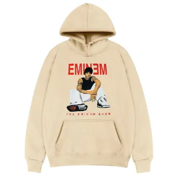 Homens Hoodies Harajuku Criatividade Eminem Hip Hop, Rap, Pop, Moda, Homens Tumblr Com Capuz Roupas Da Moda Oversized Solta Streetwear Casaco