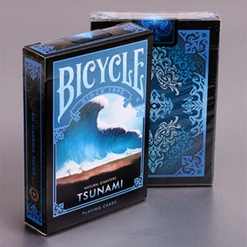 Bicicleta Desastres Naturais Tsunami jogo de Cartas Colecionáveis do Poker USPCC Limited Edition Deck de Cards de Magic Truques de Magia Adereços