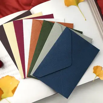 Novo 20pcs/pack C6 Retro Cânhamo Textura Ocidental Envelopes para a Festa de Casamento Convite de Cartões de Presente de Envelopes Personalizados