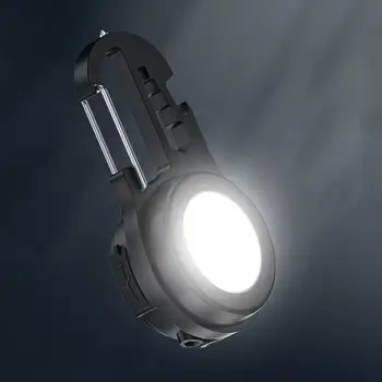 Lanterna de bolso com chave de Fenda Acampamento-Tipo C Mini 4 Níveis Portátil Chaveiro de Alto Brilho COB Trabalho de Luz de Lâmpadas de Emergência