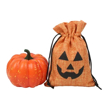 Cordão Bolsa de Halloween Bastão de Doces Embalagem do Saco com a corda Saco de Decoração de Halloween Saco de Drawstring