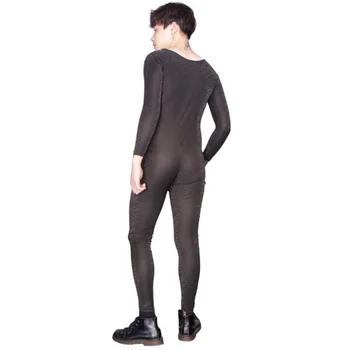 Da Camuflagem 3D Calças de Mens Calças de Xadrez Bodysuit Dois Ombros Desgaste de Manga Longa Pantalones Hombre Ropa Homme CalçA Roupas Mascul